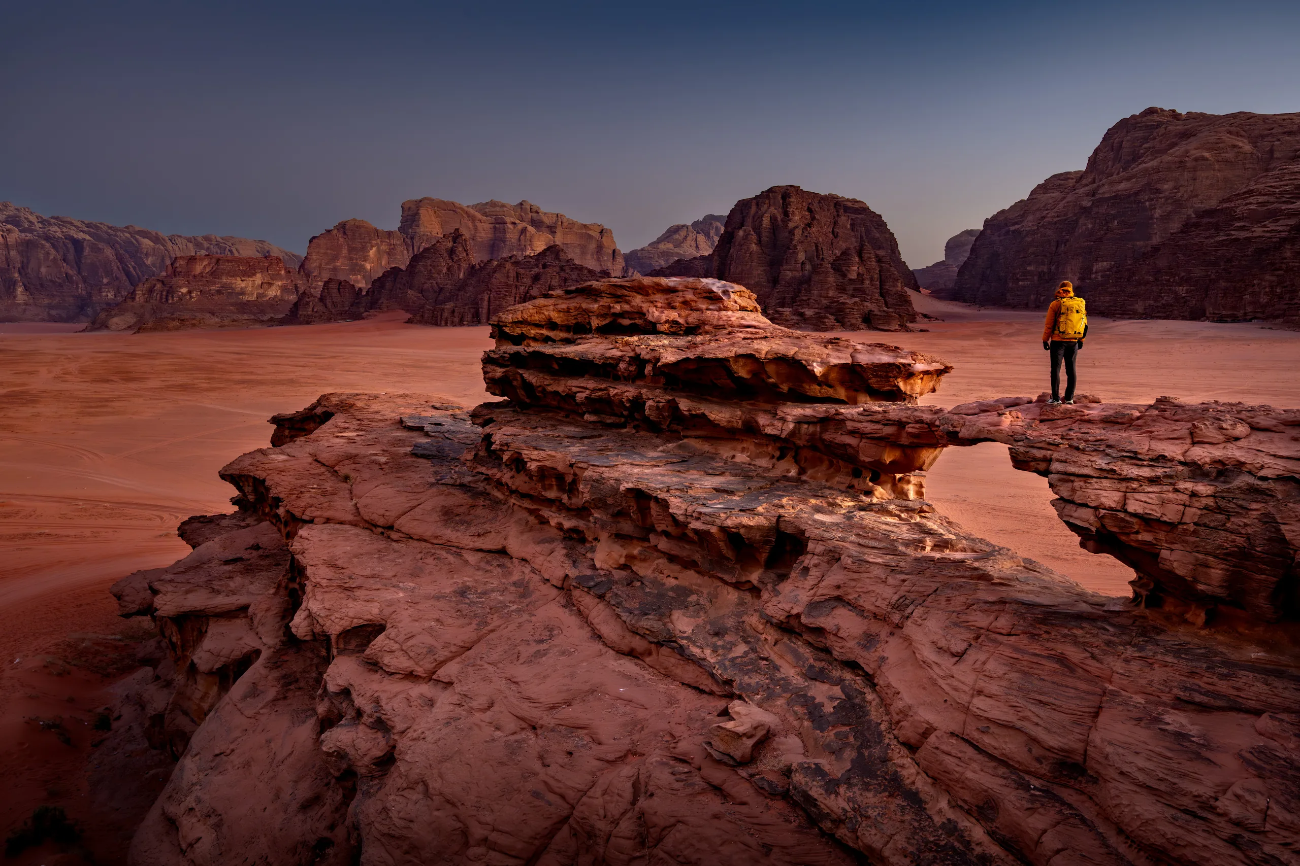 Zimní Jordánsko — Wadi Rum a Petra